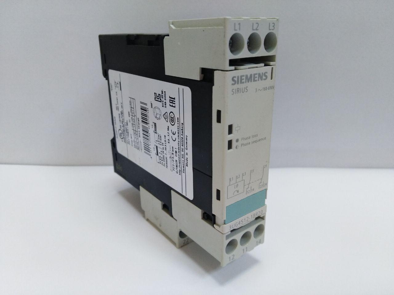 voltage monitoring relay Siemens 3UG4512-1BR20